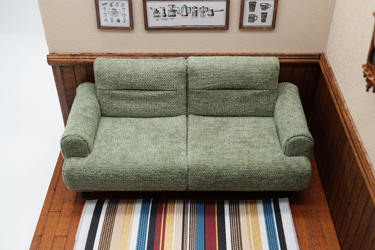 Freeze Fabric Triple Sofa
