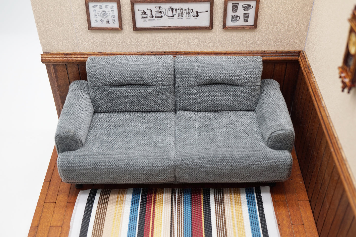 Freeze Fabric Triple Sofa