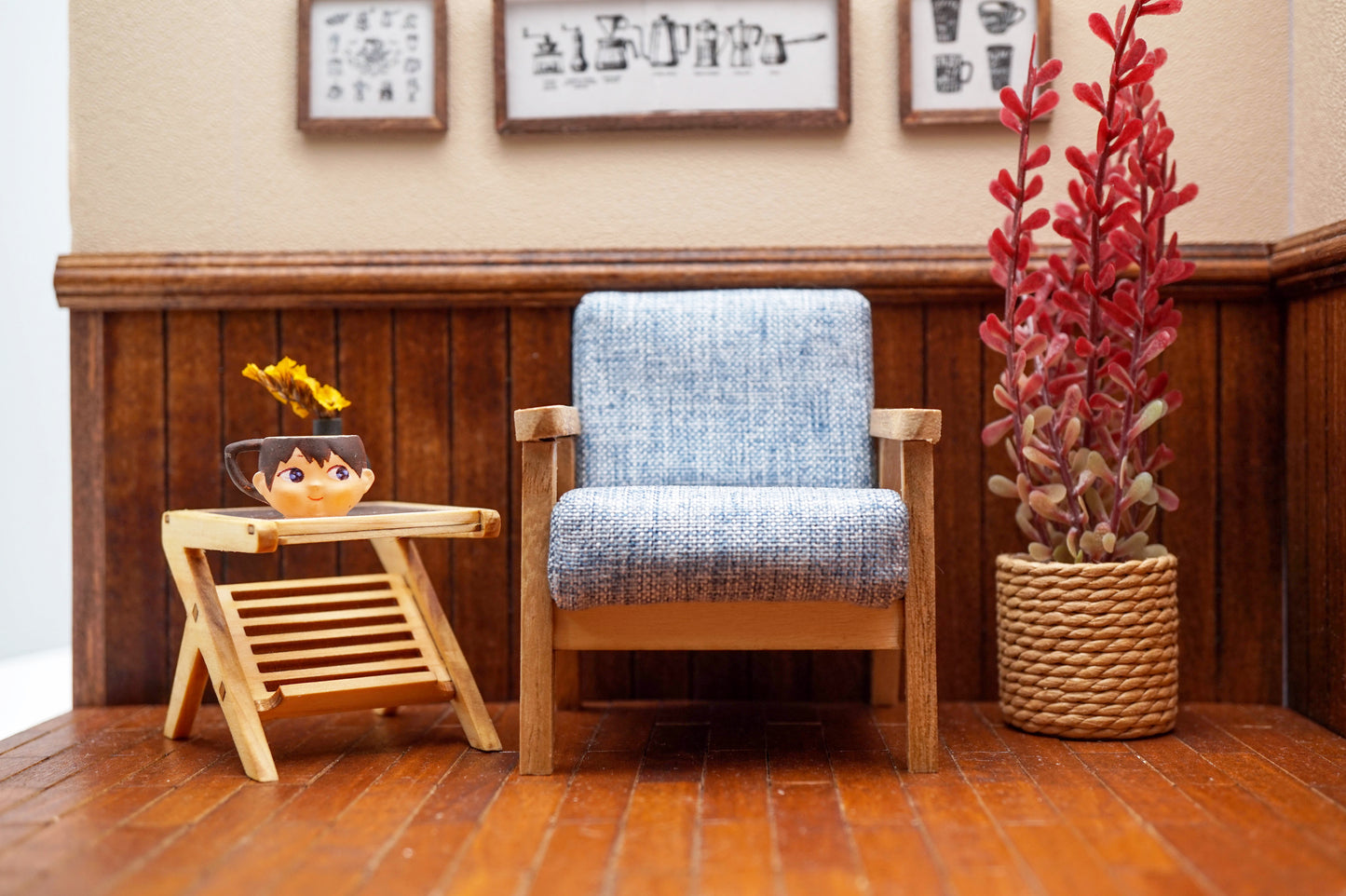Wooden Frame Sofa Single