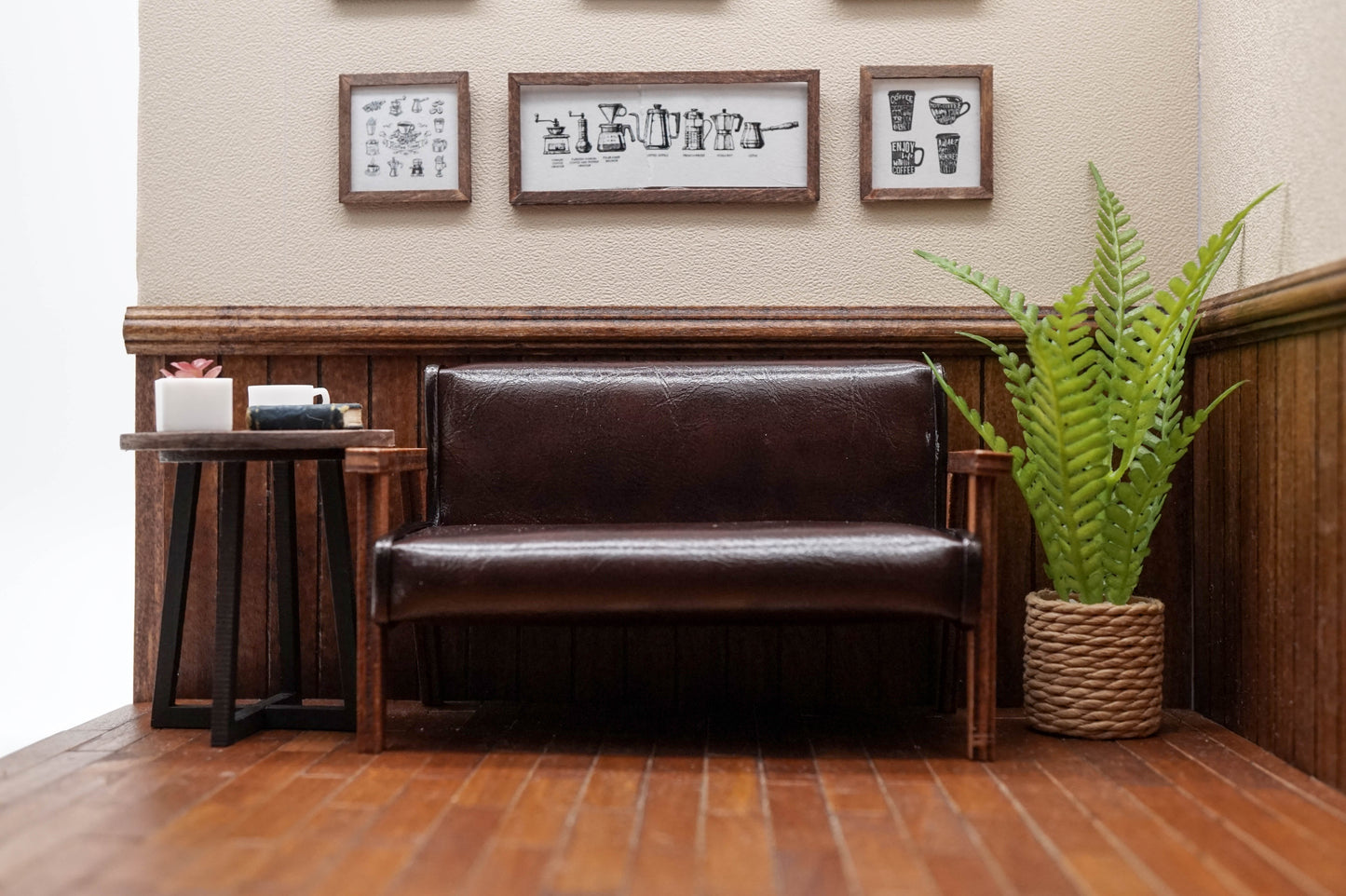 Leather Sofa Double