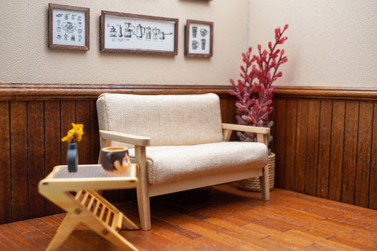 Wooden Frame Sofa Double
