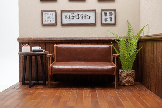 Leather Sofa Double