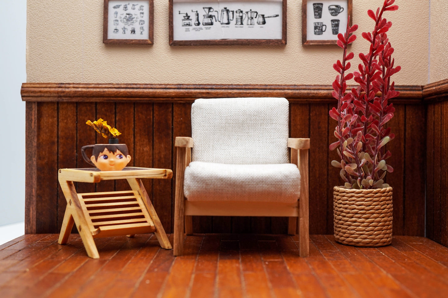 Wooden Frame Sofa Single