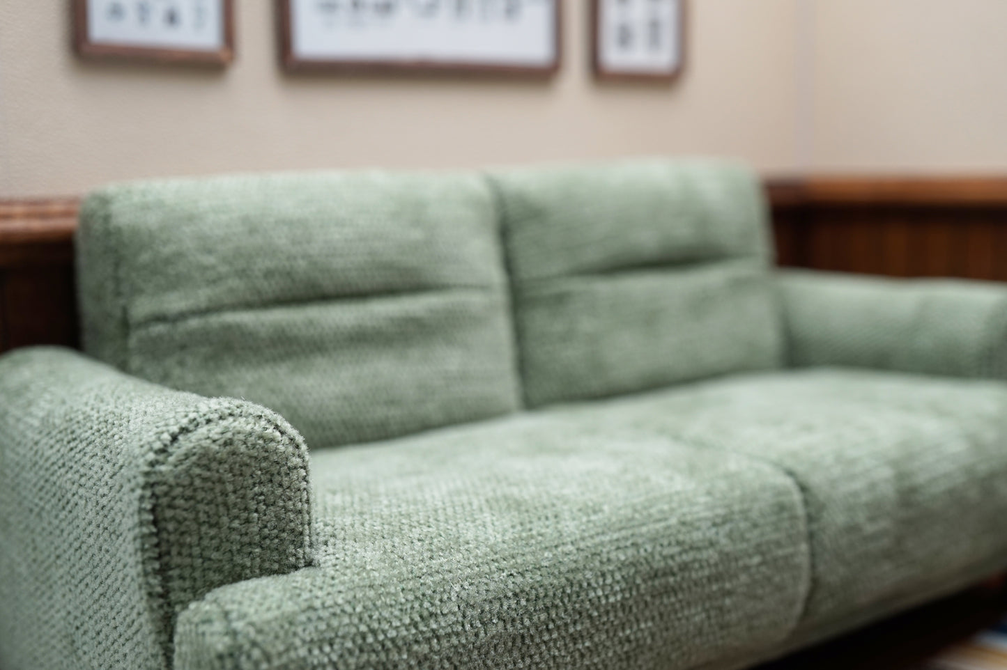 Freeze Fabric Triple Sofa