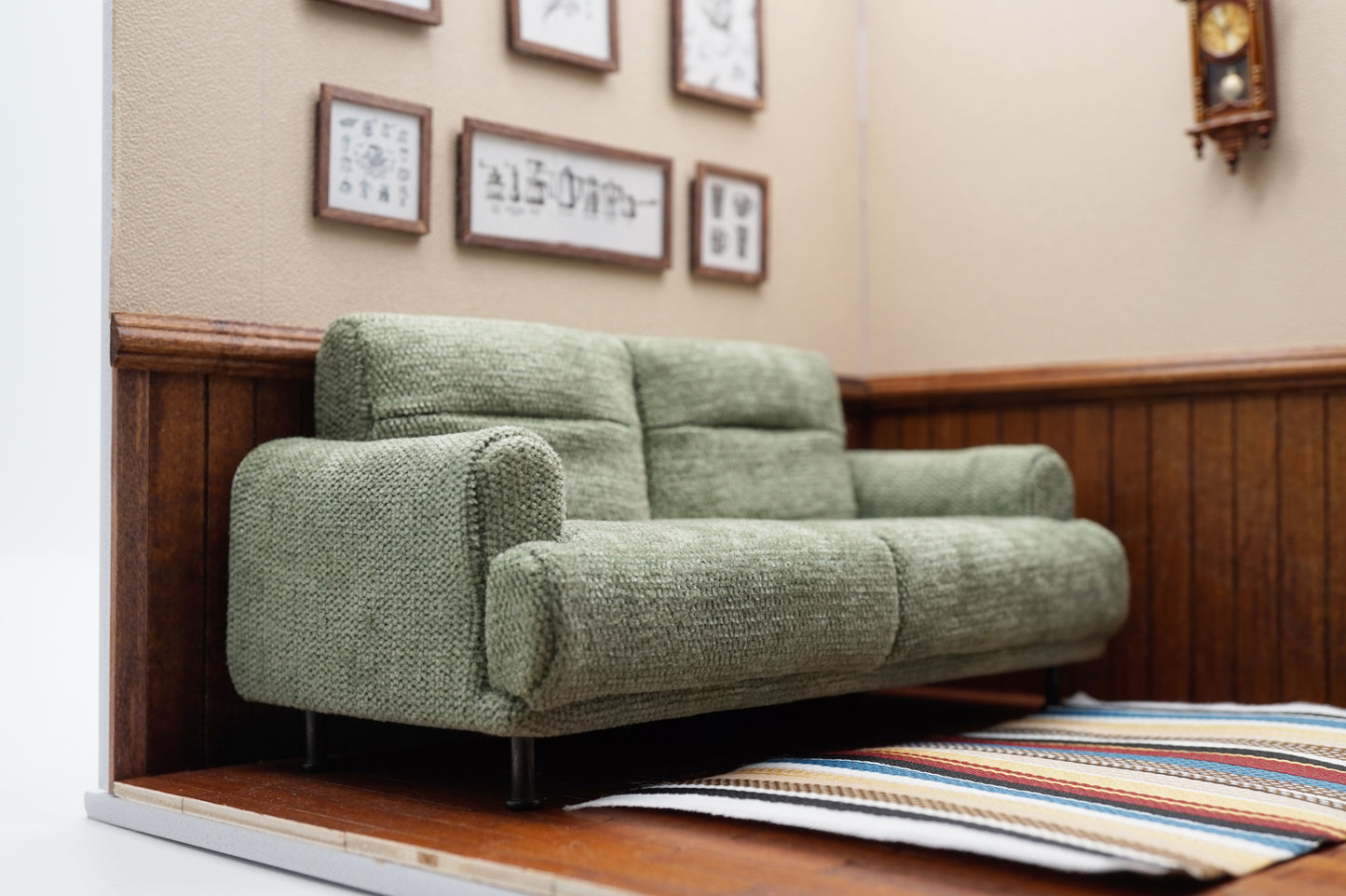 Freeze Fabric Triple Sofa