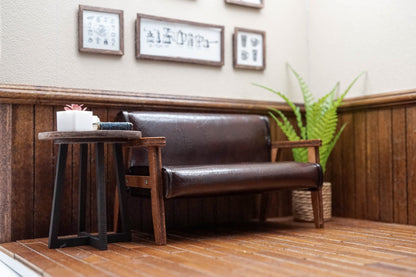 Leather Sofa Double