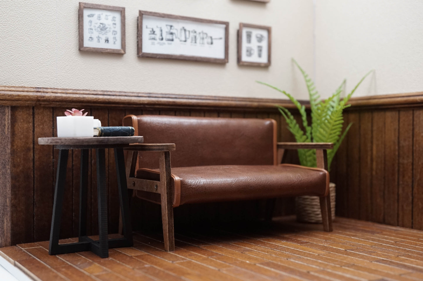 Leather Sofa Double