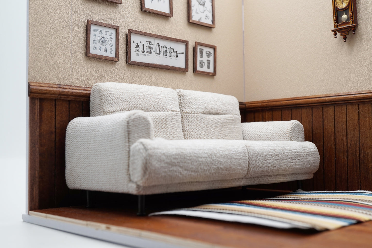 Freeze Fabric Triple Sofa