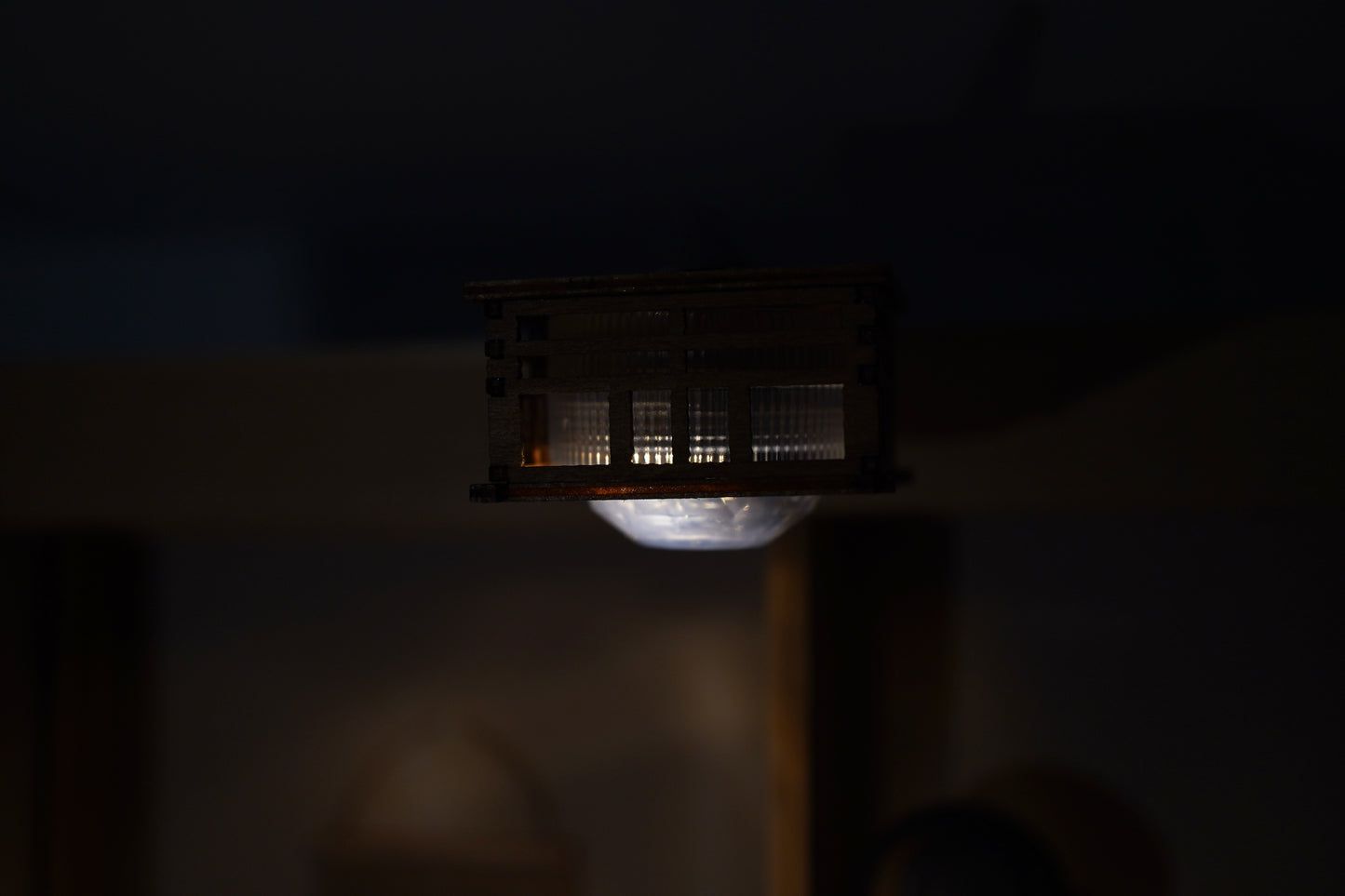 Traditional Japanese Room Hanging Lantern with Remote and LED