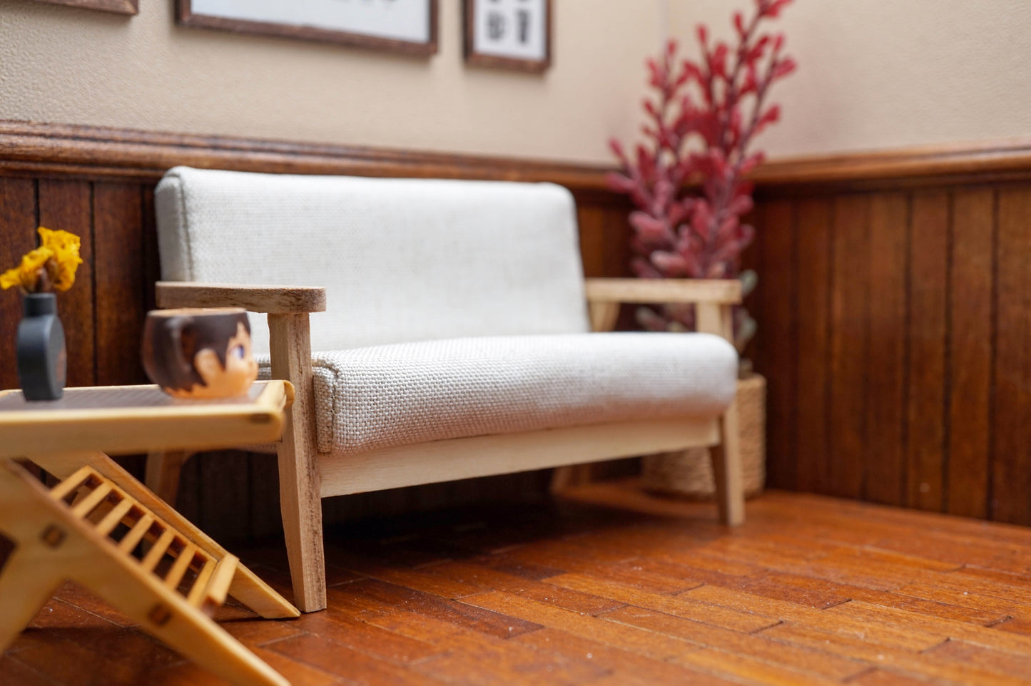 Wooden Frame Sofa Double