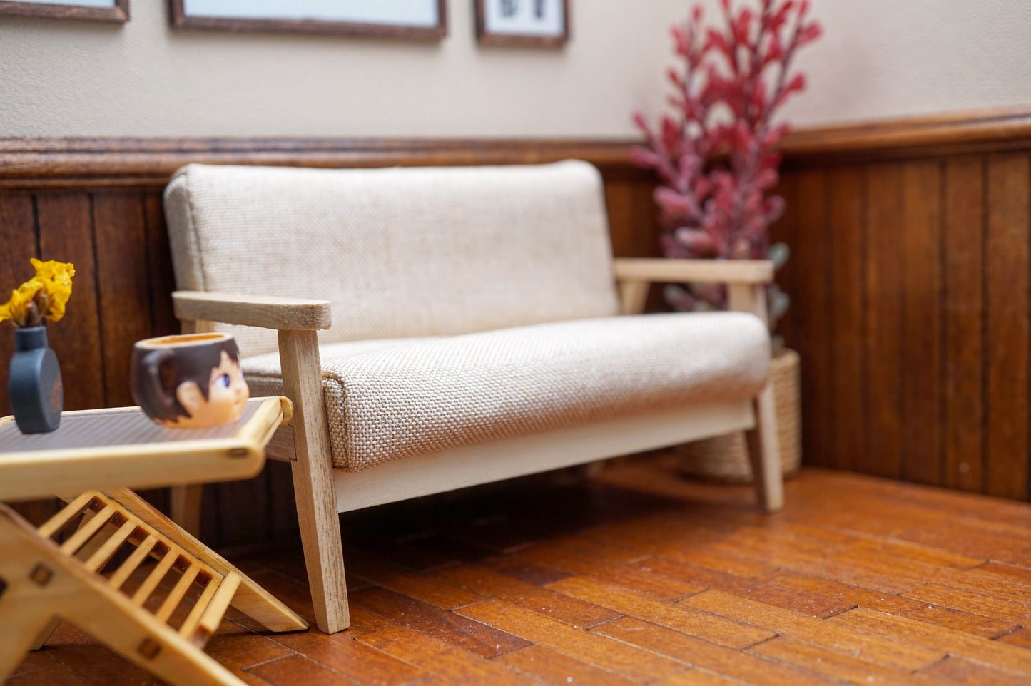 Wooden Frame Sofa Double