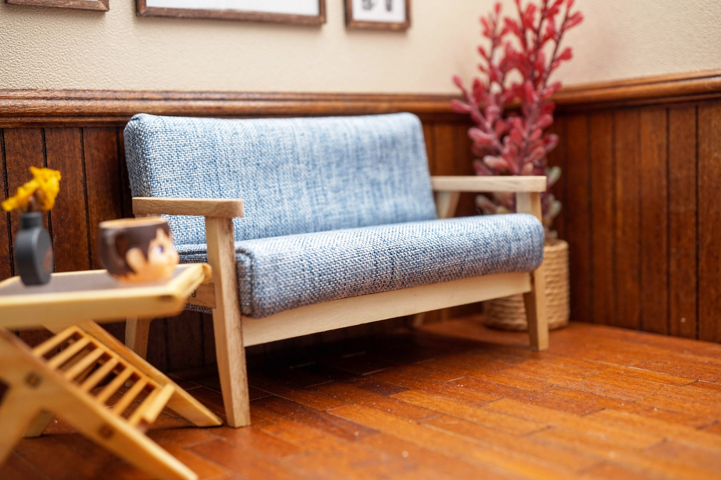 Wooden Frame Sofa Double