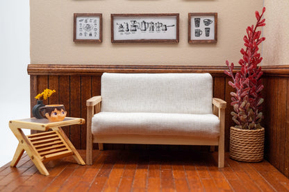 Wooden Frame Sofa Double