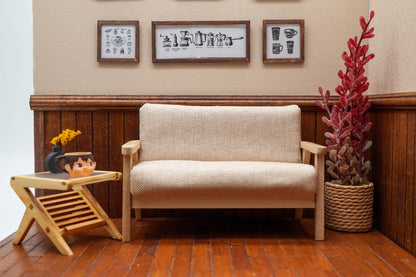 Wooden Frame Sofa Double