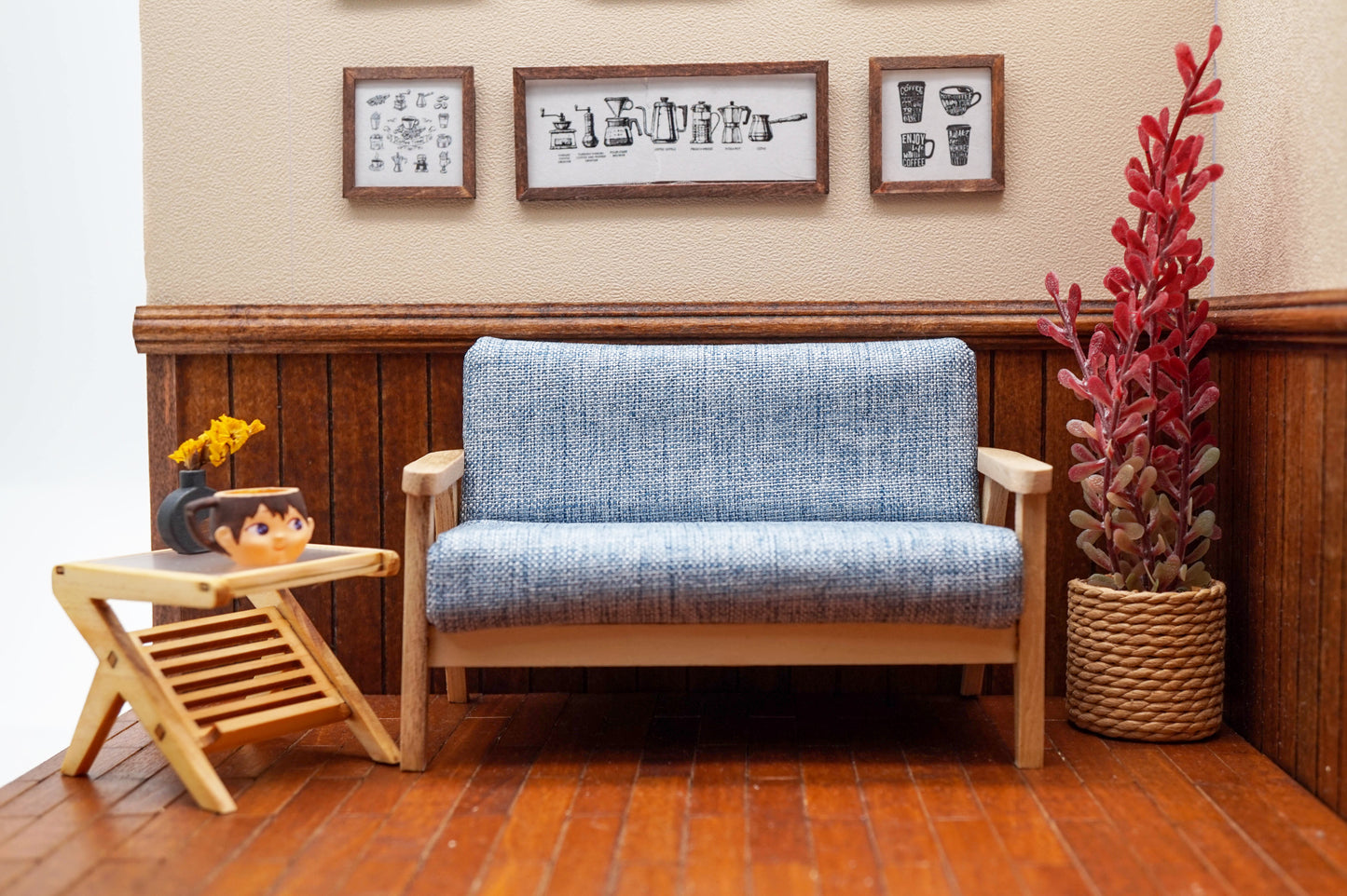 Wooden Frame Sofa Double