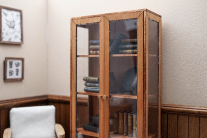 Multifunctional Bookshelf and Dish Cupboard