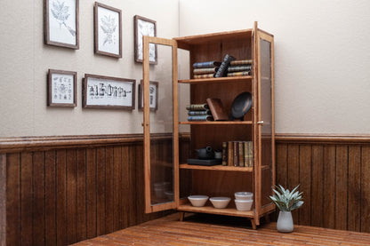 Multifunctional Bookshelf and Dish Cupboard