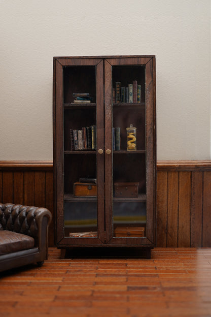 Multifunctional Bookshelf and Dish Cupboard