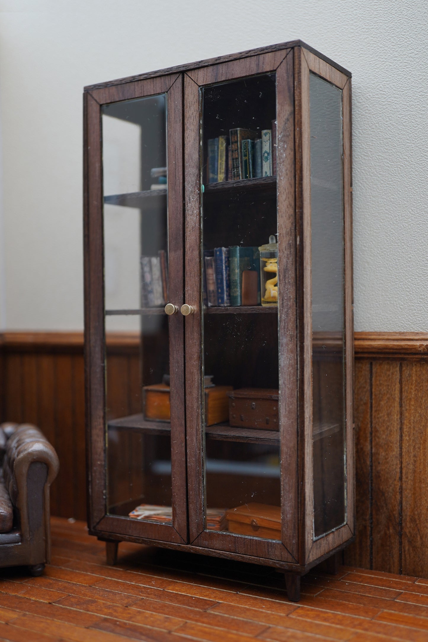 Multifunctional Bookshelf and Dish Cupboard